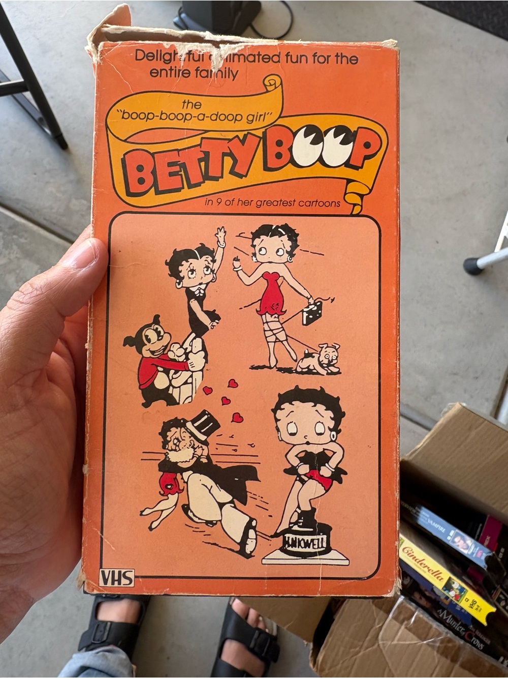 Vintage Betty Boop Vhs tape  Rare item